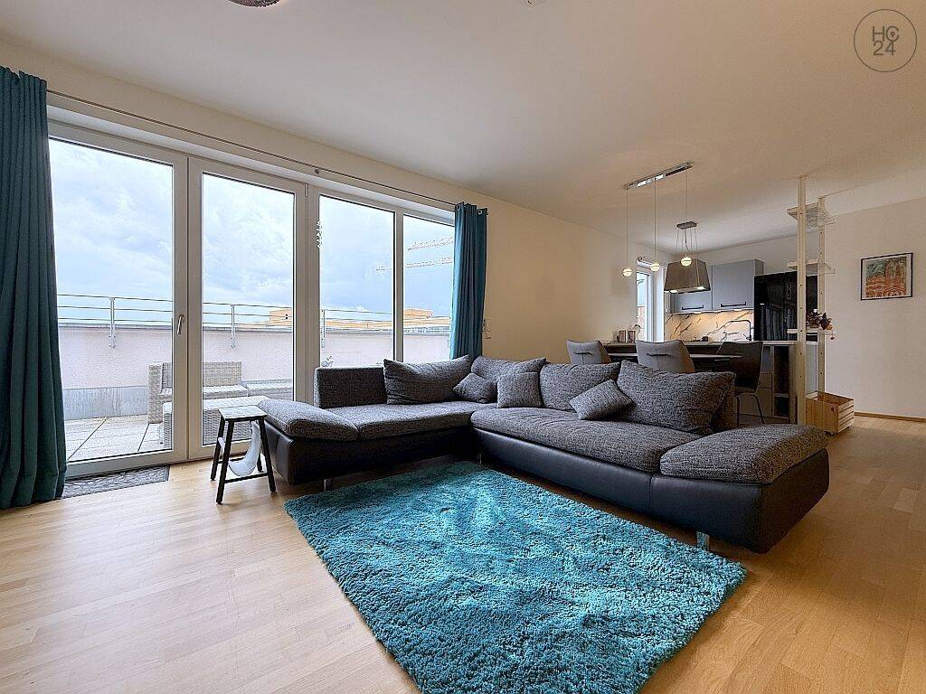 Schön möblierte Neubauwohnung mit WLAN, Dachterrasse, und Tiefgaragenstellplatz, 90429 Nürnberg