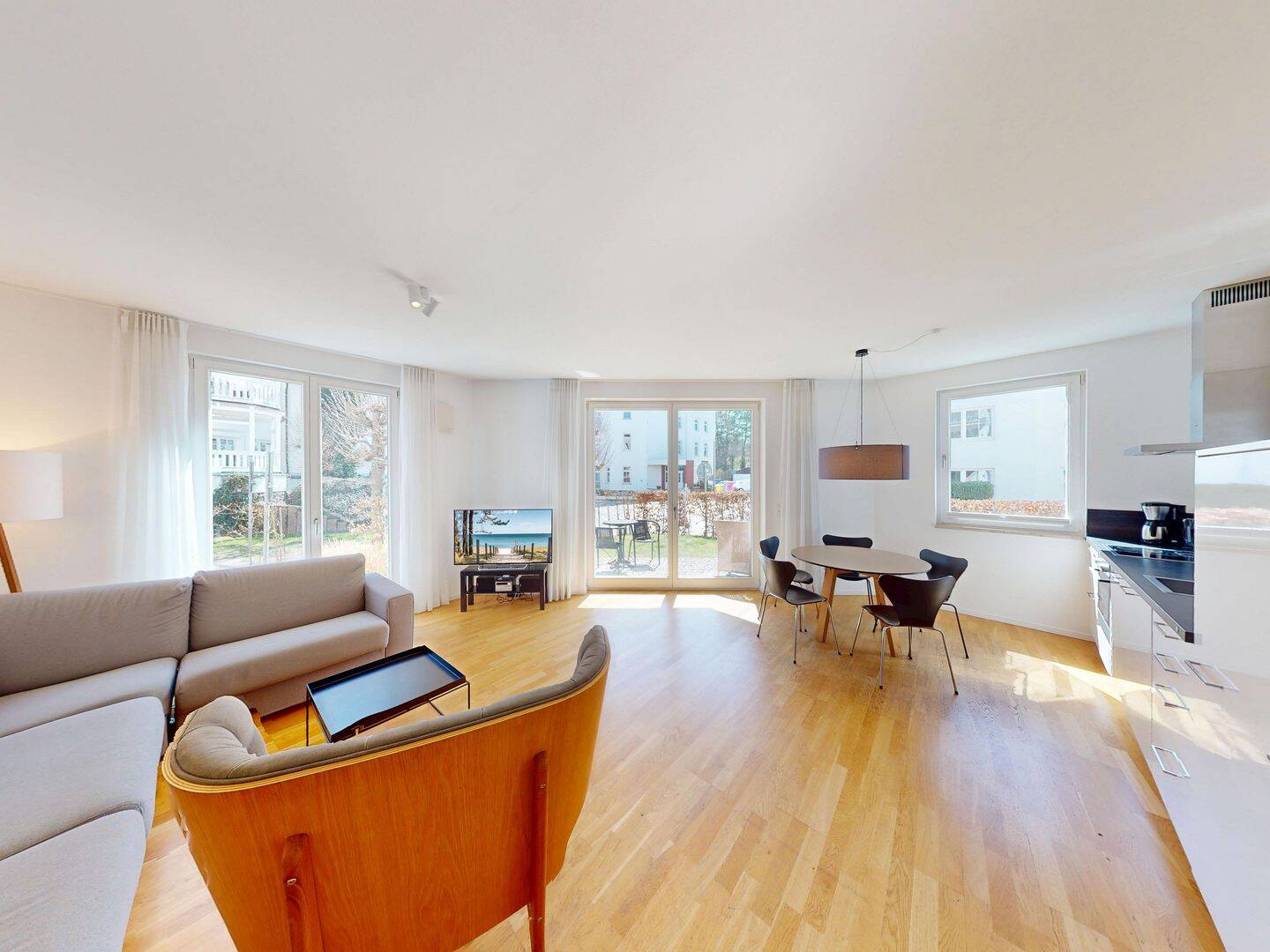 Premium-Lage am Meer – 3-Raum Apartment mit Terrasse und Garten, 18609 Binz