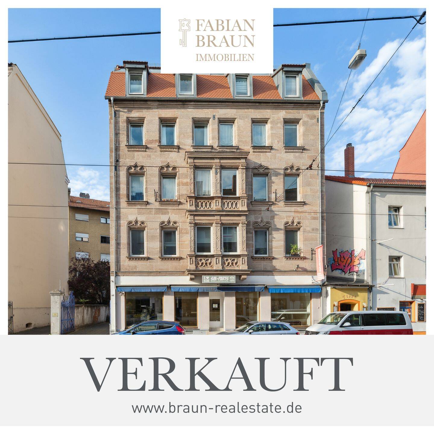 Renoviertes, Wohn- und Geschäftshaus, in guter Lage, 8 Wohnungen + 1 Laden, 90419 Nürnberg-Johannis, 90419 Nürnberg (Kleinweidenmühle Sankt Johannis)