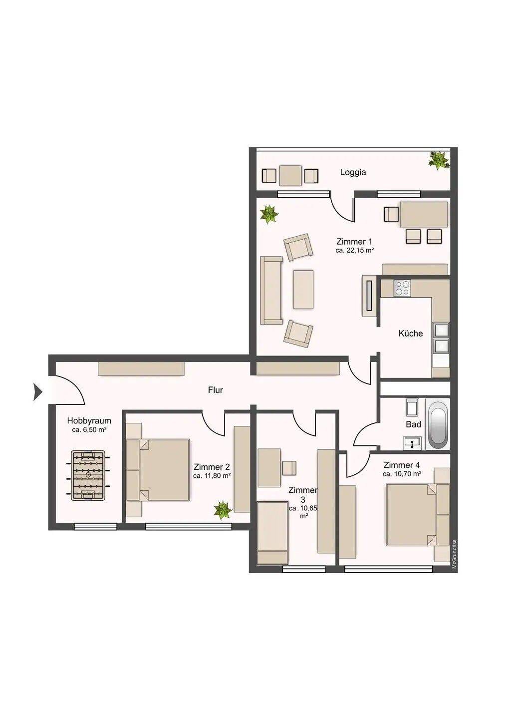 Einziehen & Wohlfühlen – Modern sanierte 4-Raum-Wohnung mit Balkon und Einbauküche!, 12687 Berlin (Marzahn-Hellersdorf Marzahn)