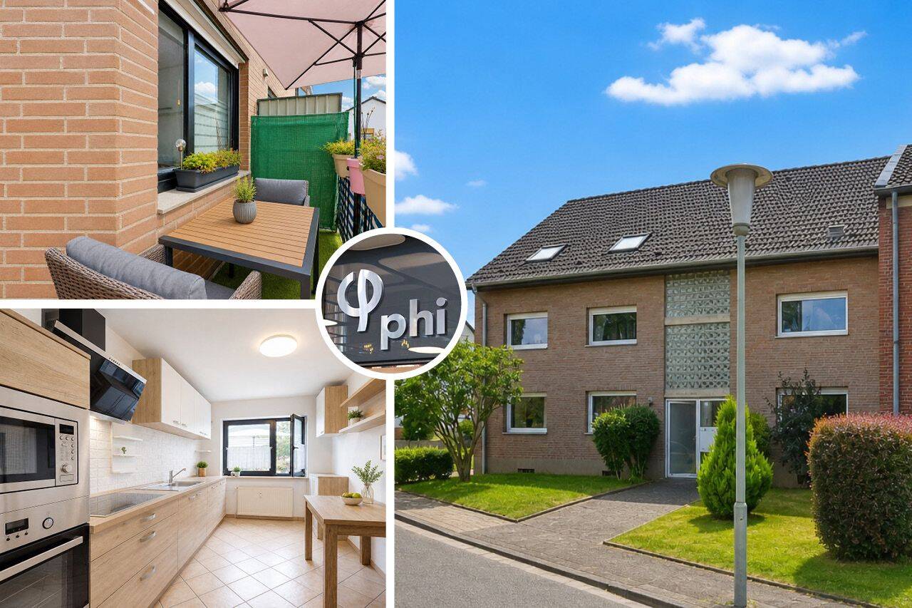 PHI AACHEN – Solide Wohnetage mit Balkon und Garage in beliebter Wohnlage von Eschweiler-St. Jöris!, 52249 Eschweiler