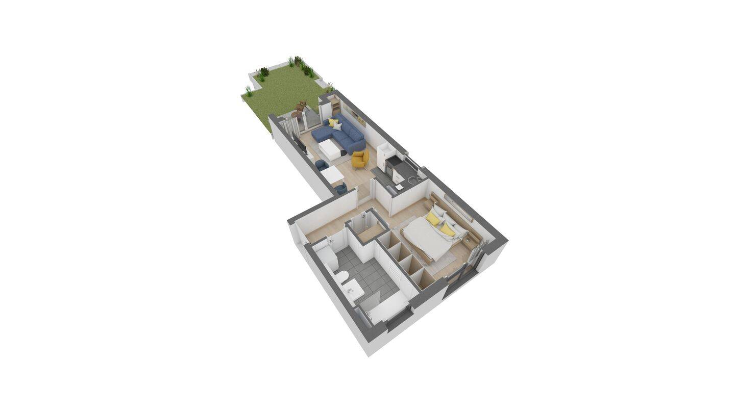 Attraktive 2 Zimmer-Wohnung im EG mit eigenem Garten, 63075 Offenbach am Main (Bürgel Offenbach am Main Rumpenheim Waldheim)