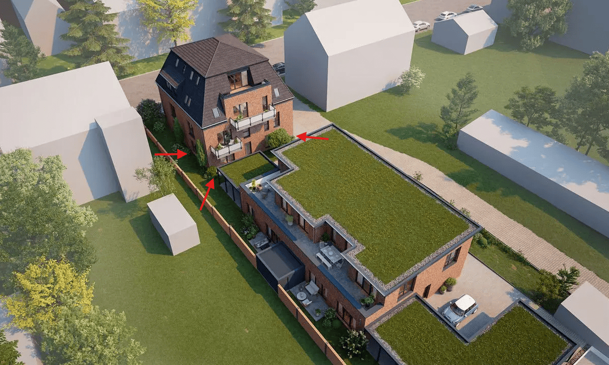 Neubau-Erstbezug, ebenerdig, (2,5 bis) 3 Zimmer, Tageslicht-Bad, Terrasse mit kleinem Garten, Glasfaser, Carport Stellplatz, Wallbox möglich, 49080 Osnabrück (Kalkhügel Wüste)