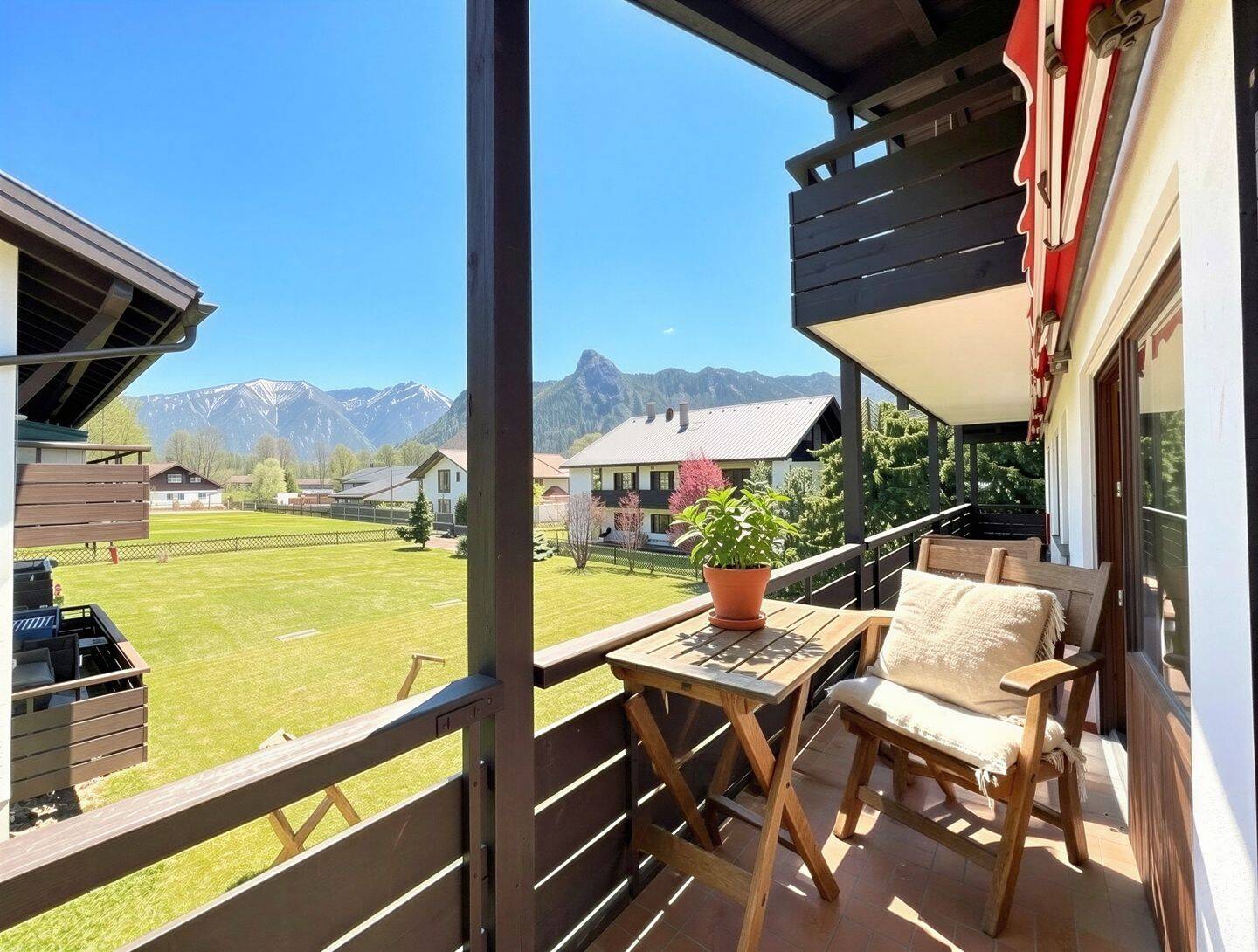KENSINGTON – Attraktive 3-Zimmer-Wohnung mit spektakulärer Bergkulisse, 82487 Oberammergau