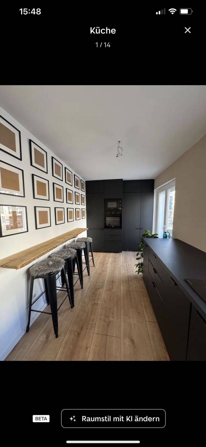 Modern hochwertig renovierte 3 Zimmer-Wohnung mit 2 Balkone, 60594 Frankfurt am Main (Sachsenhausen)