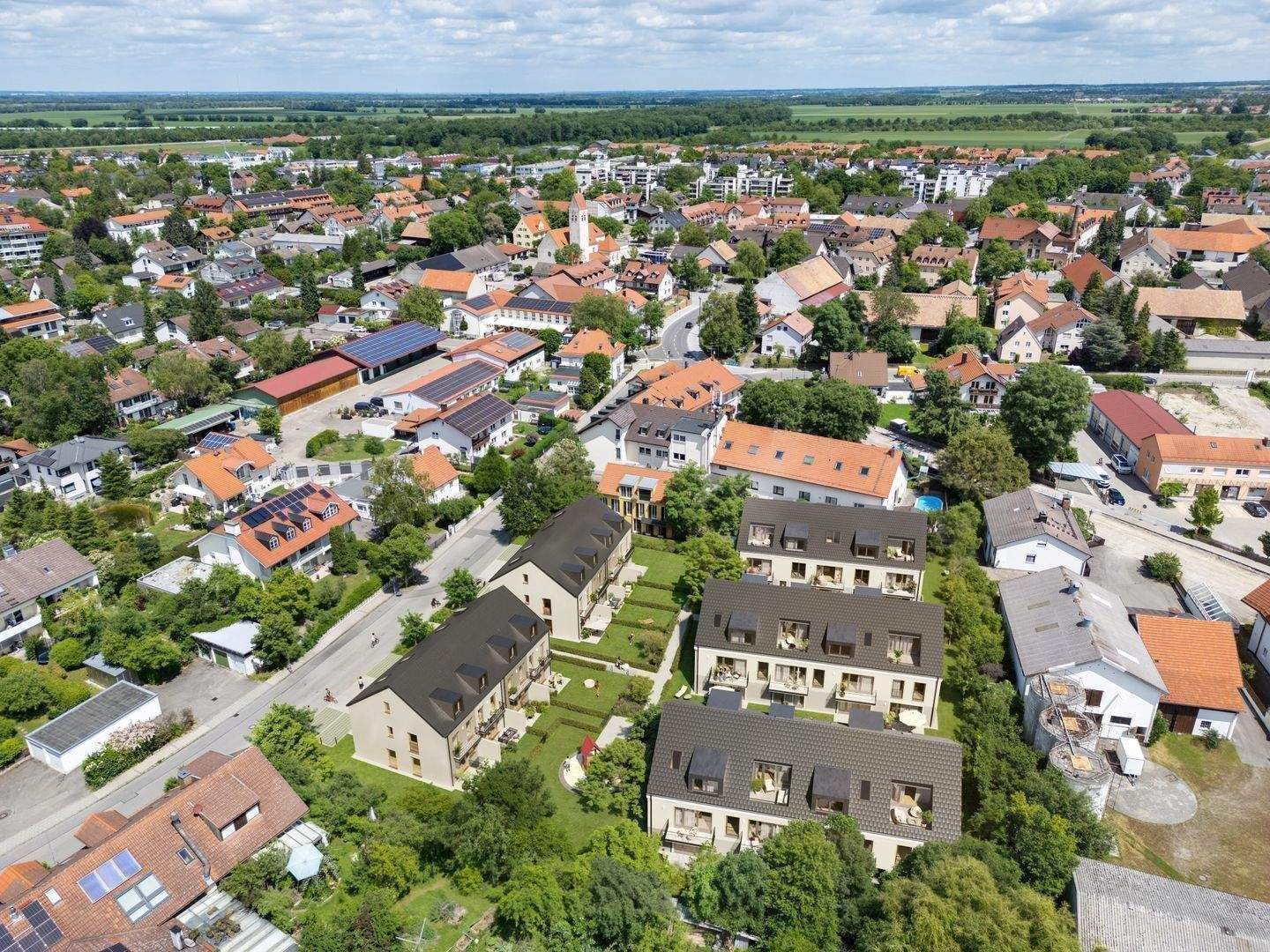 Helle 4-Zimmer-Dachgeschosswohnung mit Dachterrasse, 85609 Aschheim
