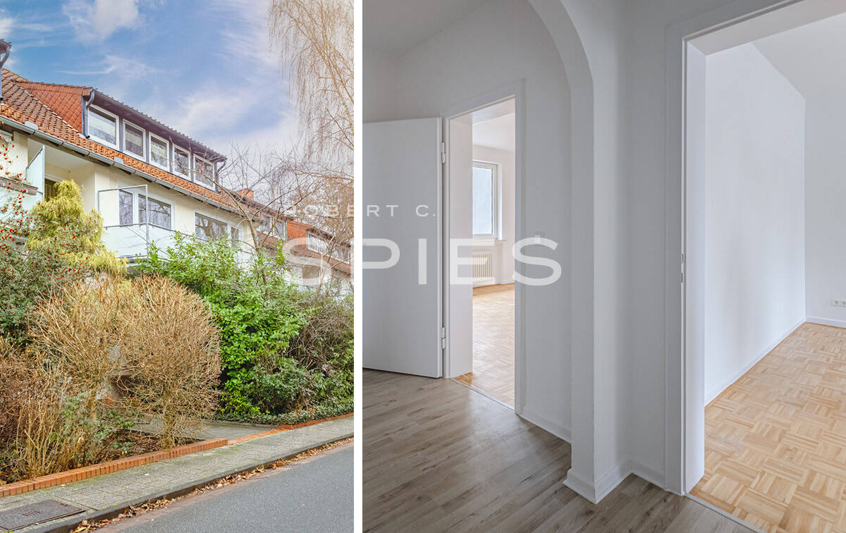 Frisch renoviert und bezugsfrei – 3-Zimmer-Wohnung mit zwei Balkonen und Garage, 28211 Bremen (Gete Radio Bremen Schwachhausen)