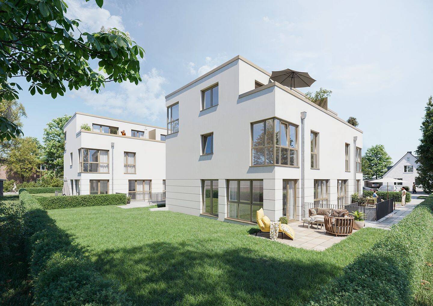 Gelungene Maisonettewohnung mit Garten in ruhiger Lage