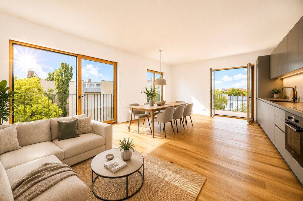 Design-Penthouse mit großer Terrasse und Stellplatz! Jetzt direkt einziehen!, 10781 Berlin (Tempelhof-Schöneberg Schöneberg)