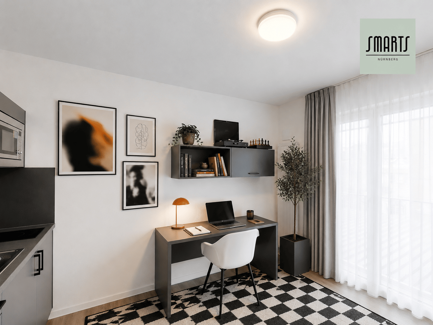 Aufgepasst: modernes 1-Zimmer-Apartment, 90478 Nürnberg (Dutzendteich Gleißhammer Glockenhof Sankt Peter Zerzabelshof)