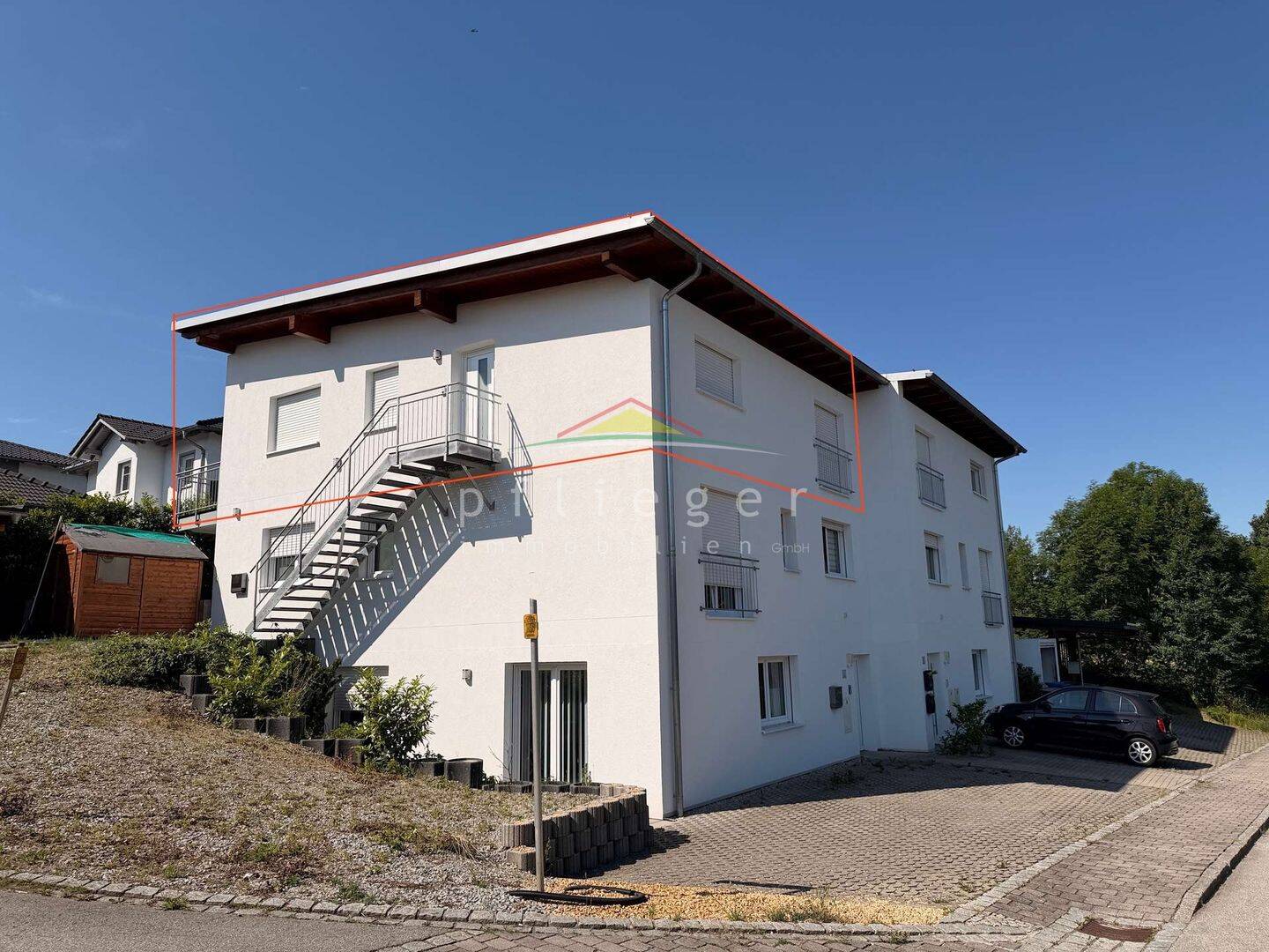 Helle, ruhige 3-Zimmer-Obergeschosswohnung mit separatem Eingang, 94113 Tiefenbach