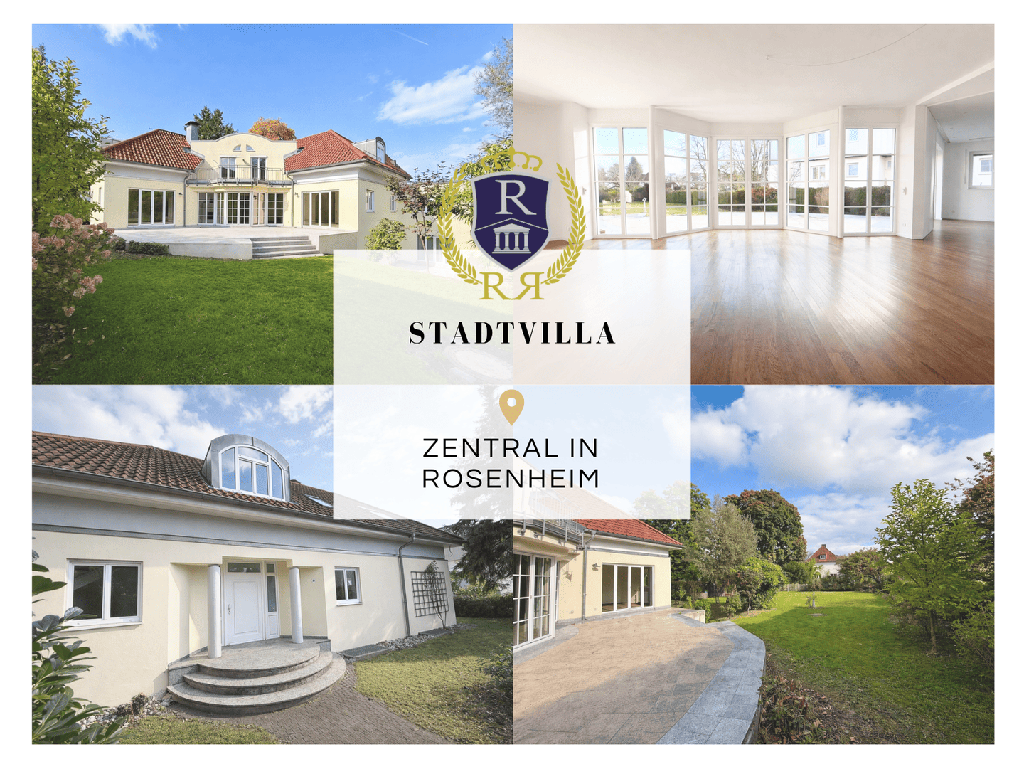 Stadtvilla für Mehrgenerationenwohnen und Arbeiten nahe der Prinzregentenstraße, 83022 Rosenheim (Happing Innenstadt Ost Süd West)