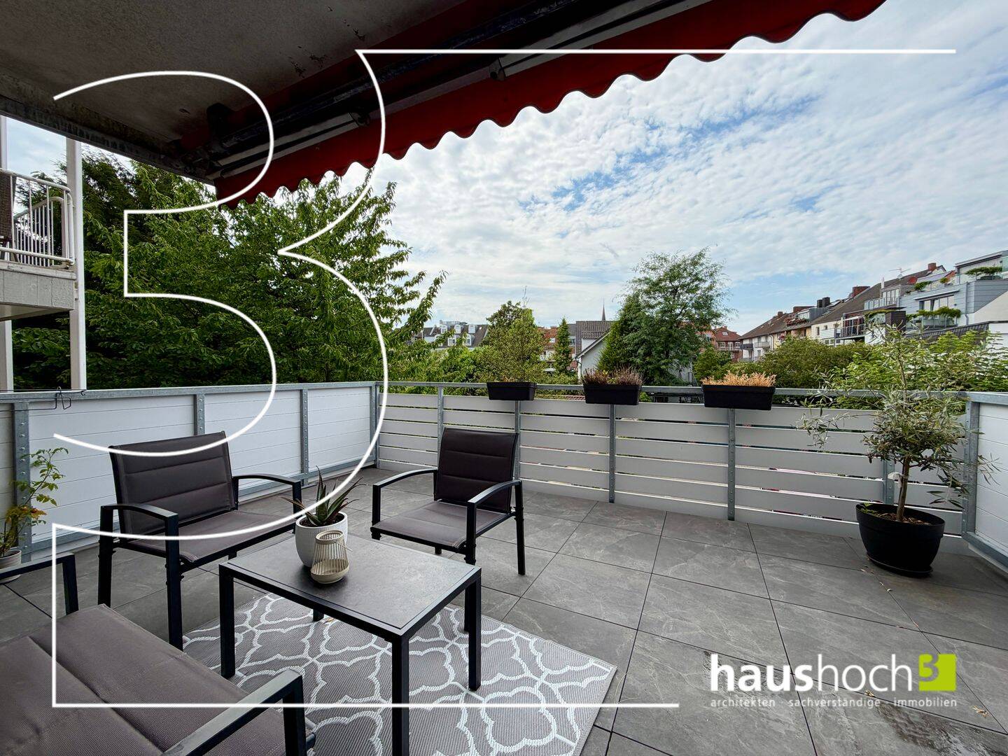 Vorankündigung: 2-Zi.-Whg. mit großer Dachterrasse im Kreuzviertel, 48147 Münster (Centrum Wienburg Wolbeck)