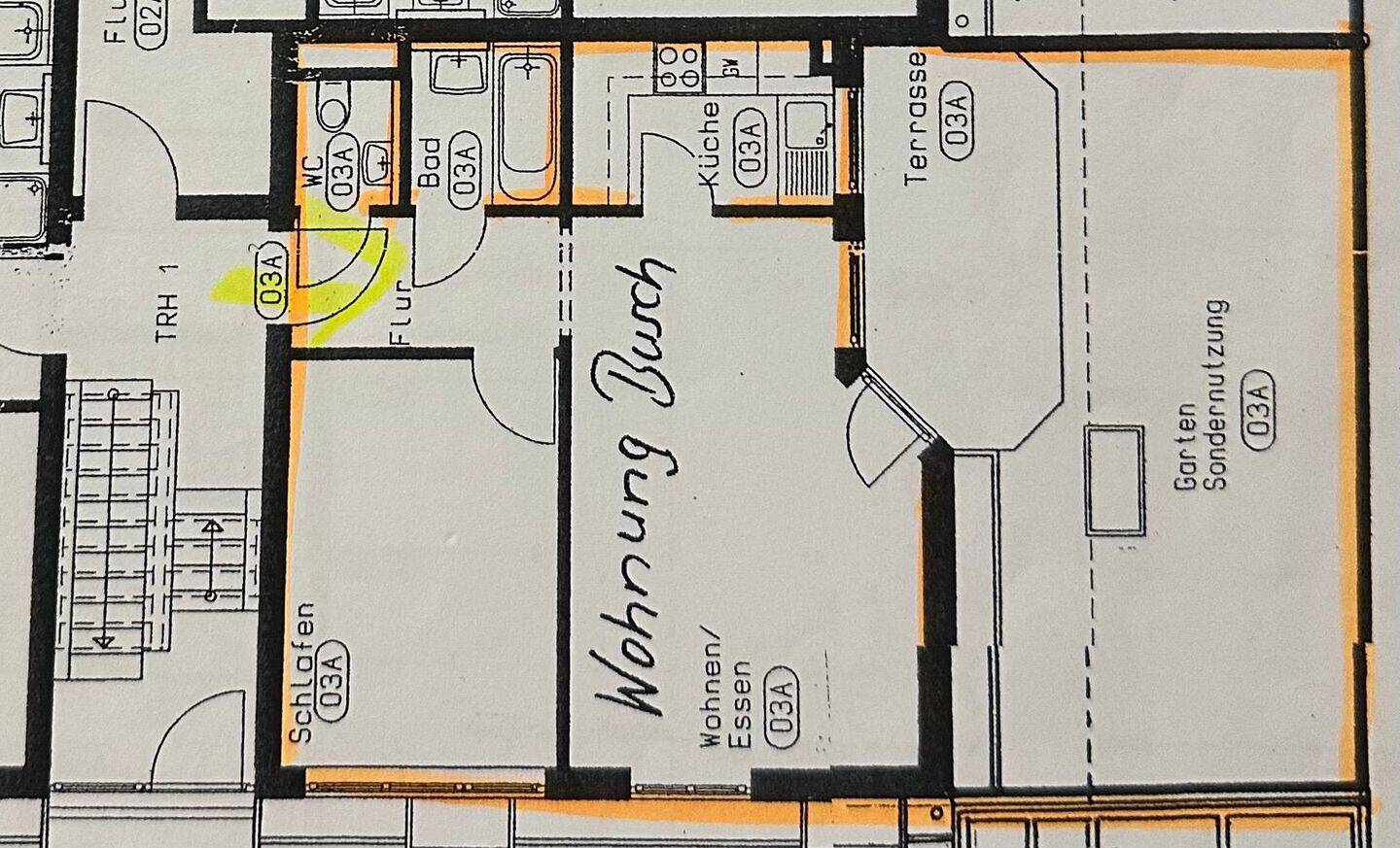 Frisch renovierte 2-Zimmer-Erdgeschosswohnung mit Terrasse, Garten und Tiefgaragenstellplatz, 74354 Besigheim