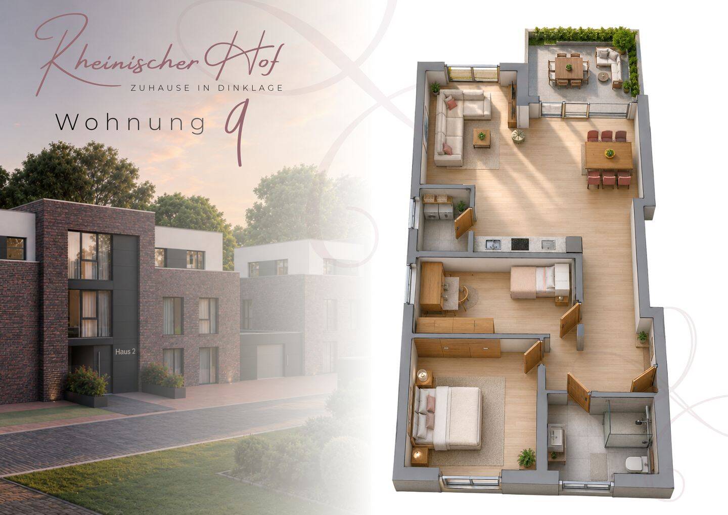 RESERVIERT: Zuhause Ankommen – 3 Zimmer mit Terrasse & Garten in Top-Lage von Dinklage, 49413 Dinklage
