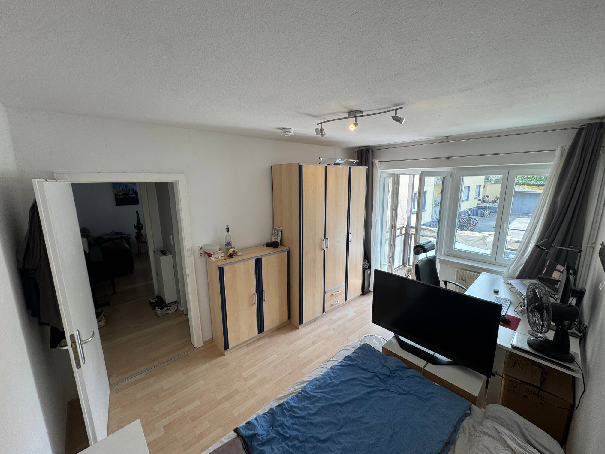 1,5-Zimmer-Wohnung möbliert mit Südbalkon in Darmstadt-Mitte, 64283 Darmstadt (Darmstadt)