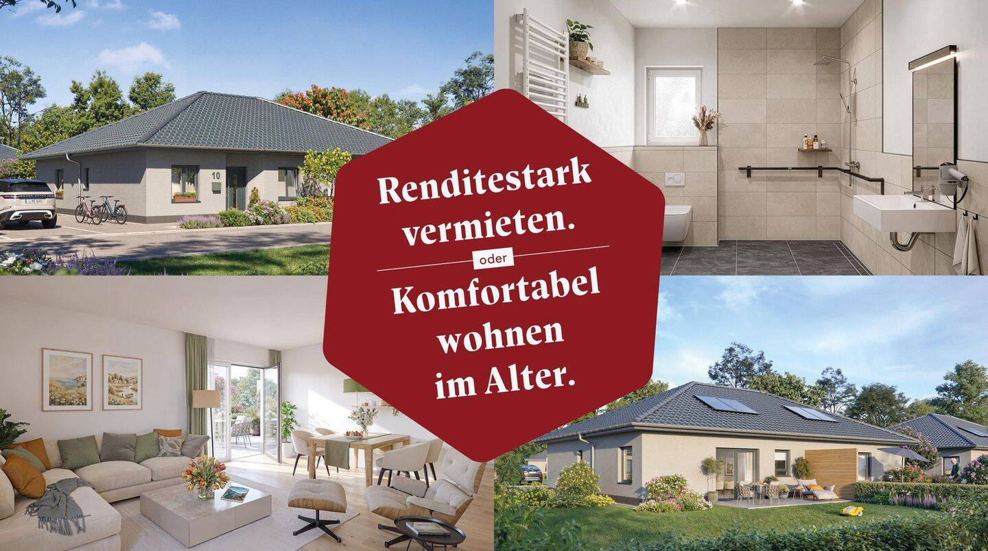 Neubau-Investment mit Steuervorteilen & KfW-Förderung – Bungalows für Senioren, 4463 Großpösna