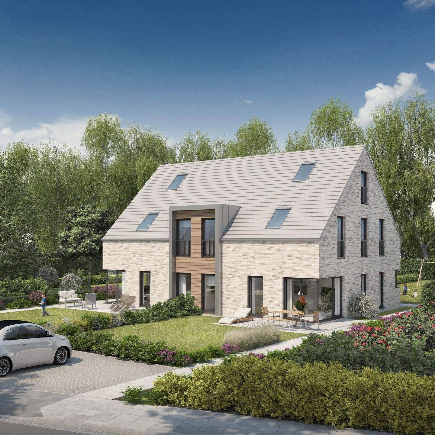 Doppelhausneubau in Groß Flottbek, 22607 Hamburg (Altona Bahrenfeld Groß Flottbek Nienstedten Othmarschen)