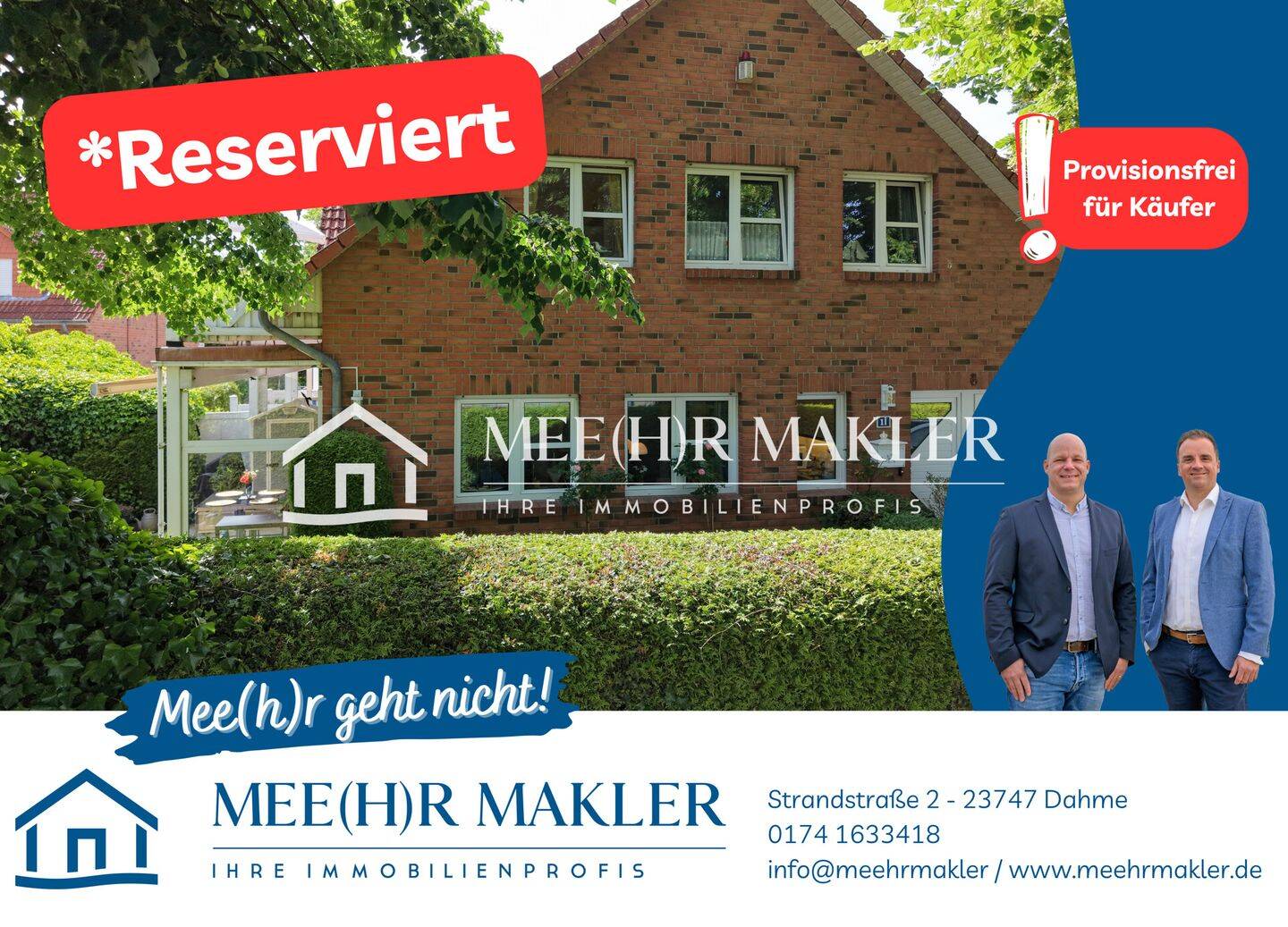 Strandnahes Endreihenhaus in Dahme **nur 4 Gehminuten zur Ostsee**, 23747 Dahme
