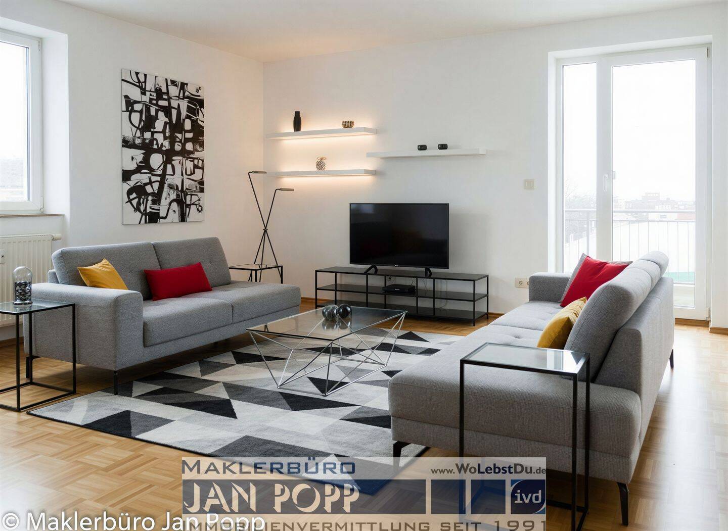 Appartement mit Balkon und Weitblick!, 7937 Zeulenroda-Triebes