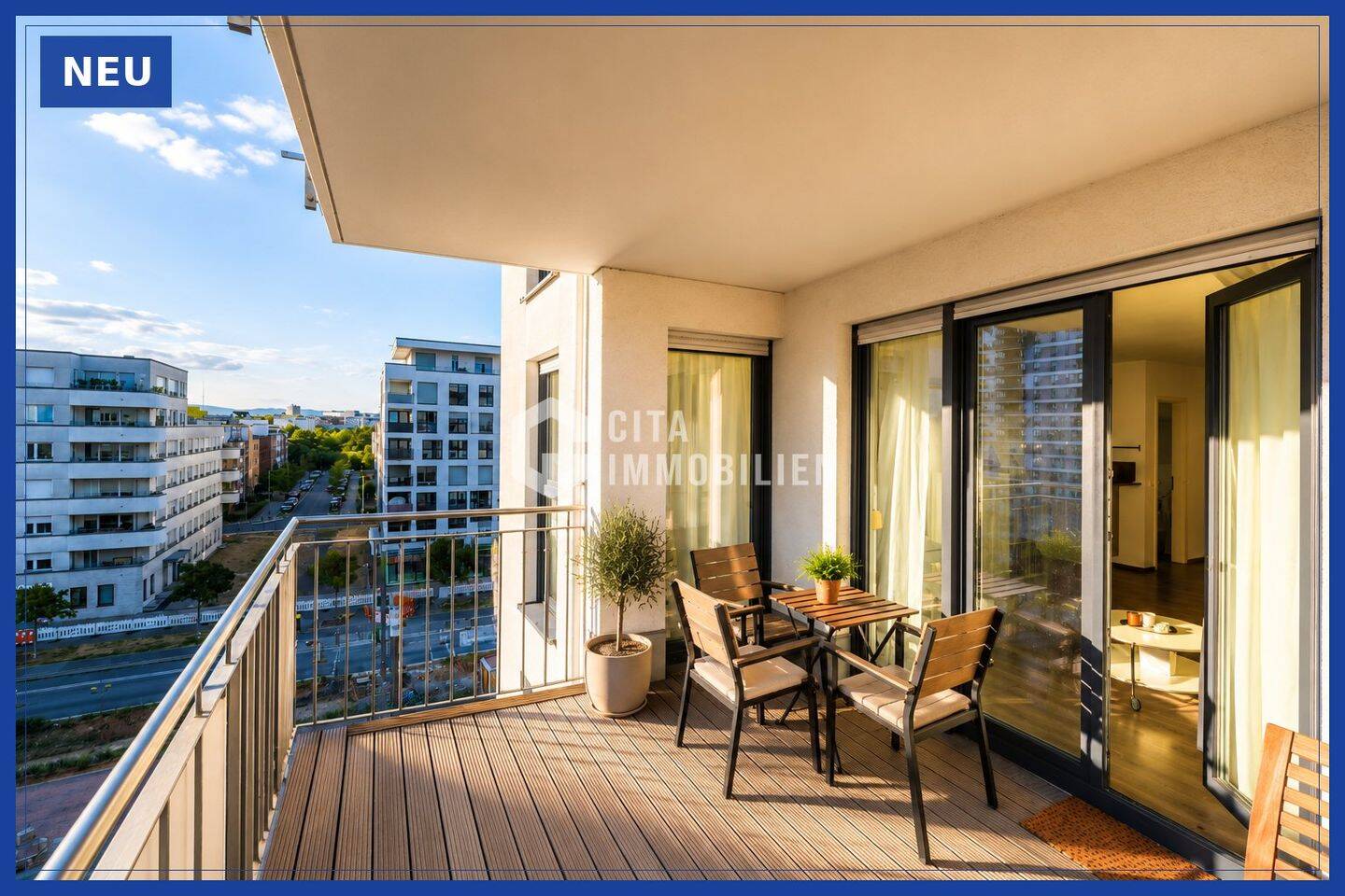 Moderne 2-Zimmer-Wohnung im begehrten Frankfurt-Europaviertel, 60486 Frankfurt am Main (Bockenheim Gallus Rödelheim Westend-Süd)