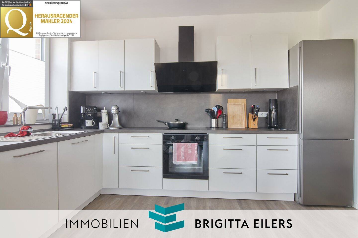 Ab 01.08: Barrierearme 4-Zimmer-Wohnung mit Nolte-Einbauküche, herrlichem Balkon u. Stellplatz!, 27321 Thedinghausen