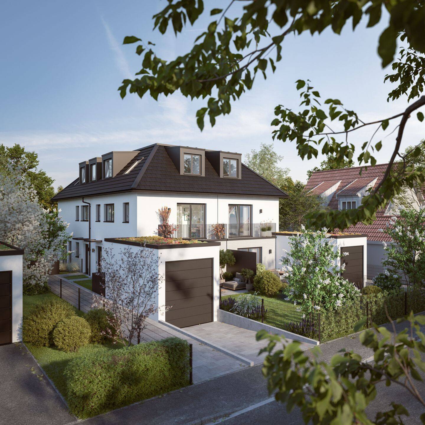 Effizienzhaus 55/KfW 55 – Stilvolles Stadthaus mit Süd-West-Ausrichtung in Aubing (H2), 81249 München (Allach-Untermenzing Aubing-Lochhausen-Langwied Pasing-Obermenzing)