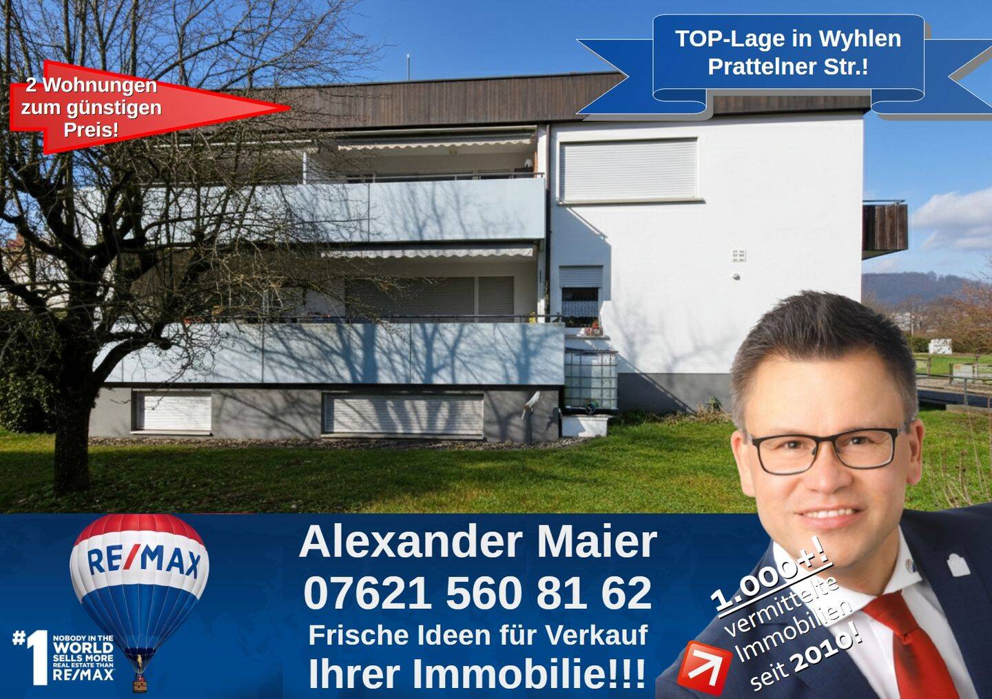 TOP-Chance in Grenzach-Wyhlen: Zwei Wohnungen zum Preis von einer!!! Schnell sein lohnt sich!, 79639 Grenzach-Wyhlen