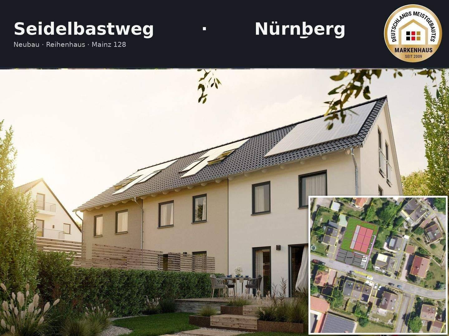Nürnberg: Neubau REH | Komplettpreis inkl. Grundstück & Baunebenkosten, 90455 Nürnberg