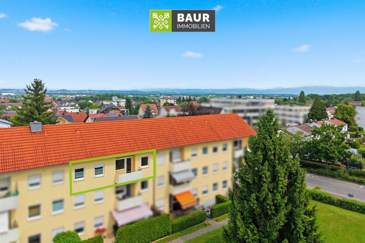 360° | Kompakte 3-Zimmer-Wohnung mit Westbalkon in Friedrichshafen, 88045 Friedrichshafen