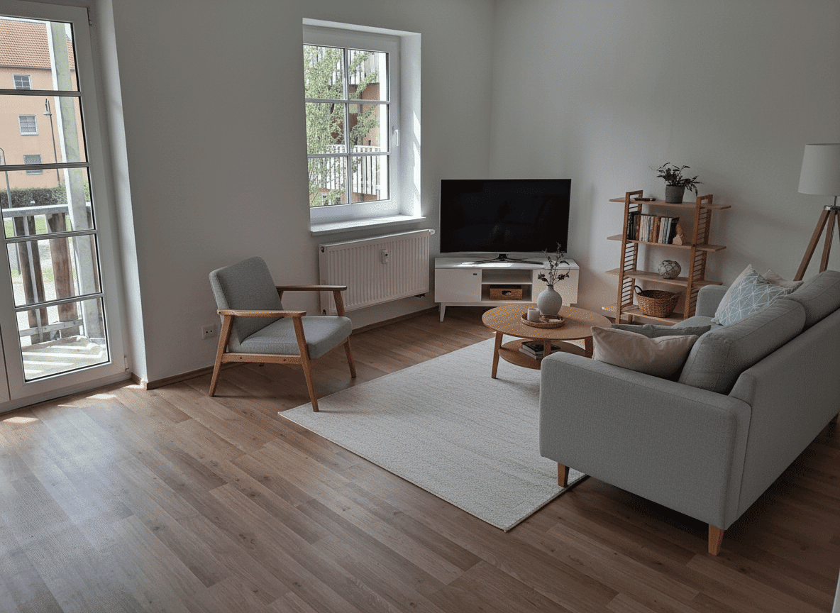 1.Obergeschoss-2-Zimmer-Wohnung mit Balkon (UNMÖBLIERT), 6842 Dessau-Roßlau (Innenstadt Kleutsch Mildensee Sollnitz Süd)