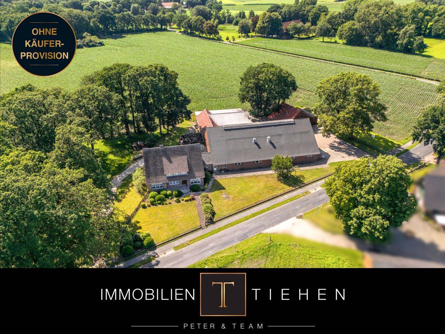 Landluft. Weite. Möglichkeiten. Ems. – Resthof auf 9.180 m² Grundstück mit Waldanteil in Fresenburg!, 49762 Fresenburg