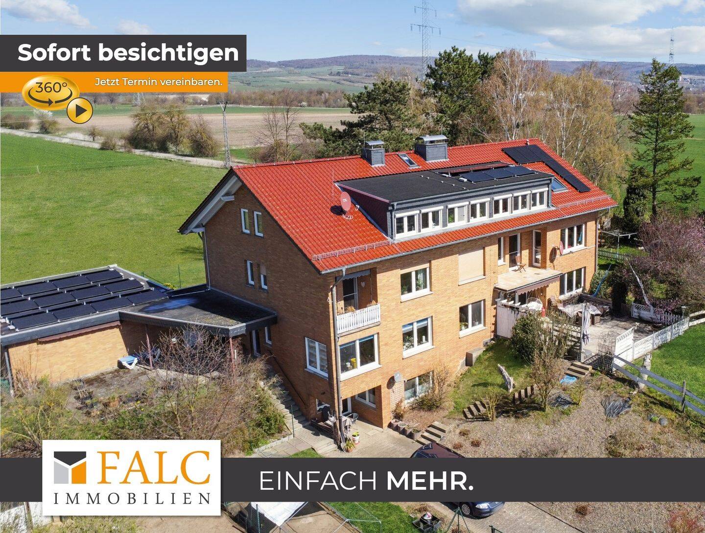 ***Hullersen – Modernisiertes Mehrfamilienhaus mit 6 Wohneinheiten auf üppigem Grundstück***, 37574 Einbeck