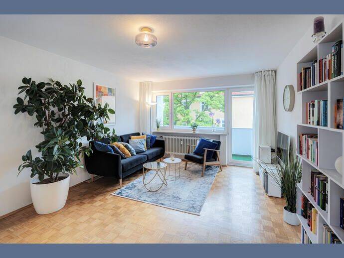 Möbliert: Schön geschnittene Wohnung mit Wohlfühlfaktor, 80687 München (Laim Pasing-Obermenzing)