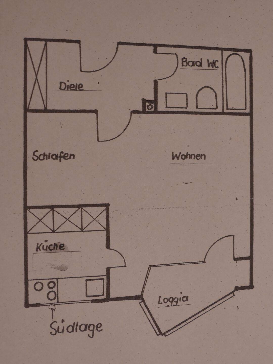 Mietwohnung, 1 Zimmer, 34 m², in Nürnberg, 90431 Nürnberg
