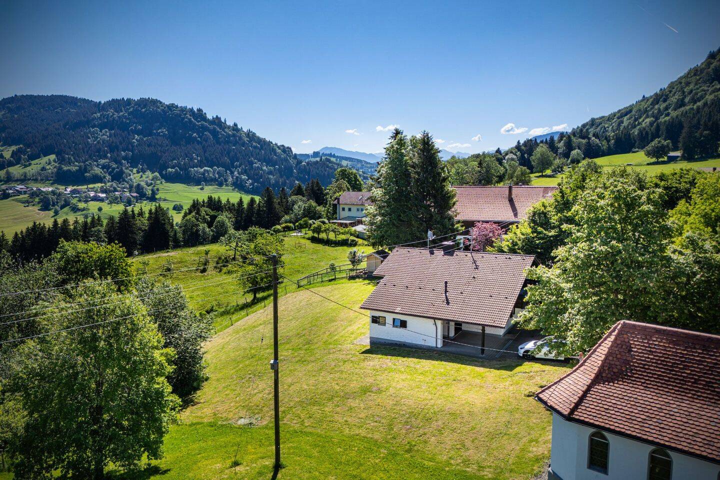 Landhaus auf 2.213 m² Grundstück – 913 m Höhenlage & Panorama-Bergblick, 87547 Missen-Wilhams
