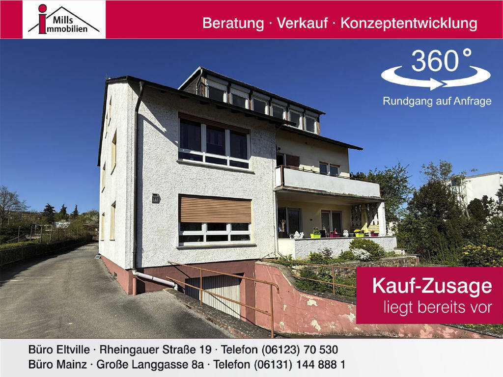 Top Immobilienpaket mit 2 Häusern auf großem Grundstück in Rüdesheim, 65385 Rüdesheim am Rhein