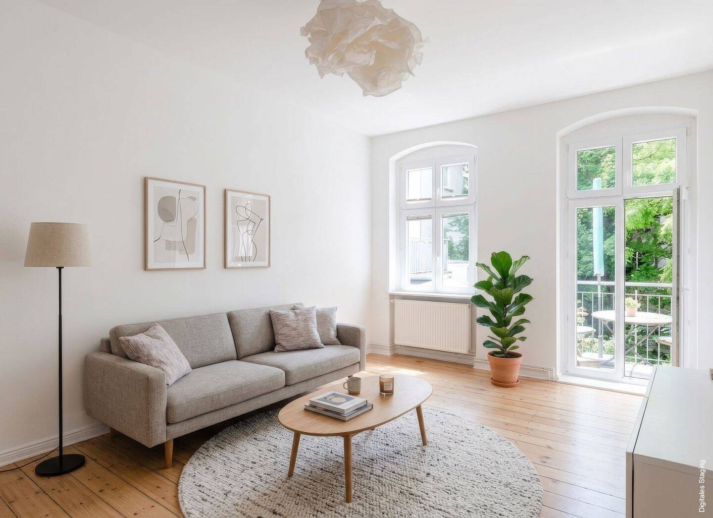 Stilvolle Altbauwohnung mit Loggia und sonnigem Balkon zum ruhigen Innenhof, 10439 Berlin (Pankow Prenzlauer Berg)