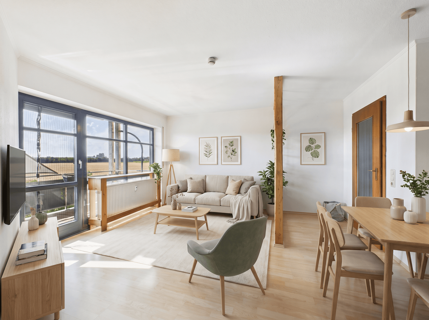 Attraktive & modernisiert – 3,5-Zimmer-Eigentumswohnung mit Balkon & Garage in Barbing!, 93092 Barbing