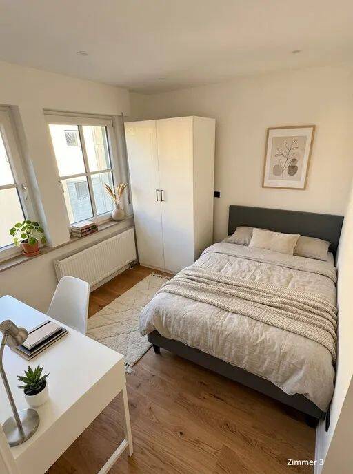 Wunderschöne frisch renovierte 3er WG in Nürnberg-Steinbühl | voll möblierte Zimmer | Top Anbindung – nur 9 Min. ins Zentrum (Erstbezug), 90443 Nürnberg
