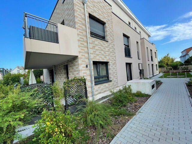 Modisches Wohnen mit Gartenidyll: Moderne 2,5-Zimmer-Erdgeschosswohnung in Mainz-Finthen, 55126 Mainz (Finthen Layenhof)