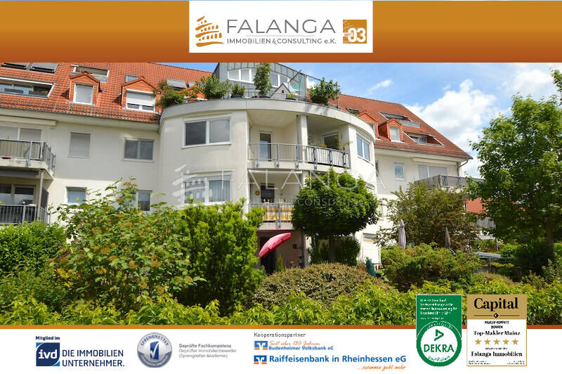 Falanga Immobilien-Gepflegte, ruhig gelegen & gut aufgeteilte Whg. mit Sonnenbalkon in Mainz-Kastel!, 55252 Wiesbaden (Mainz-Kastel)