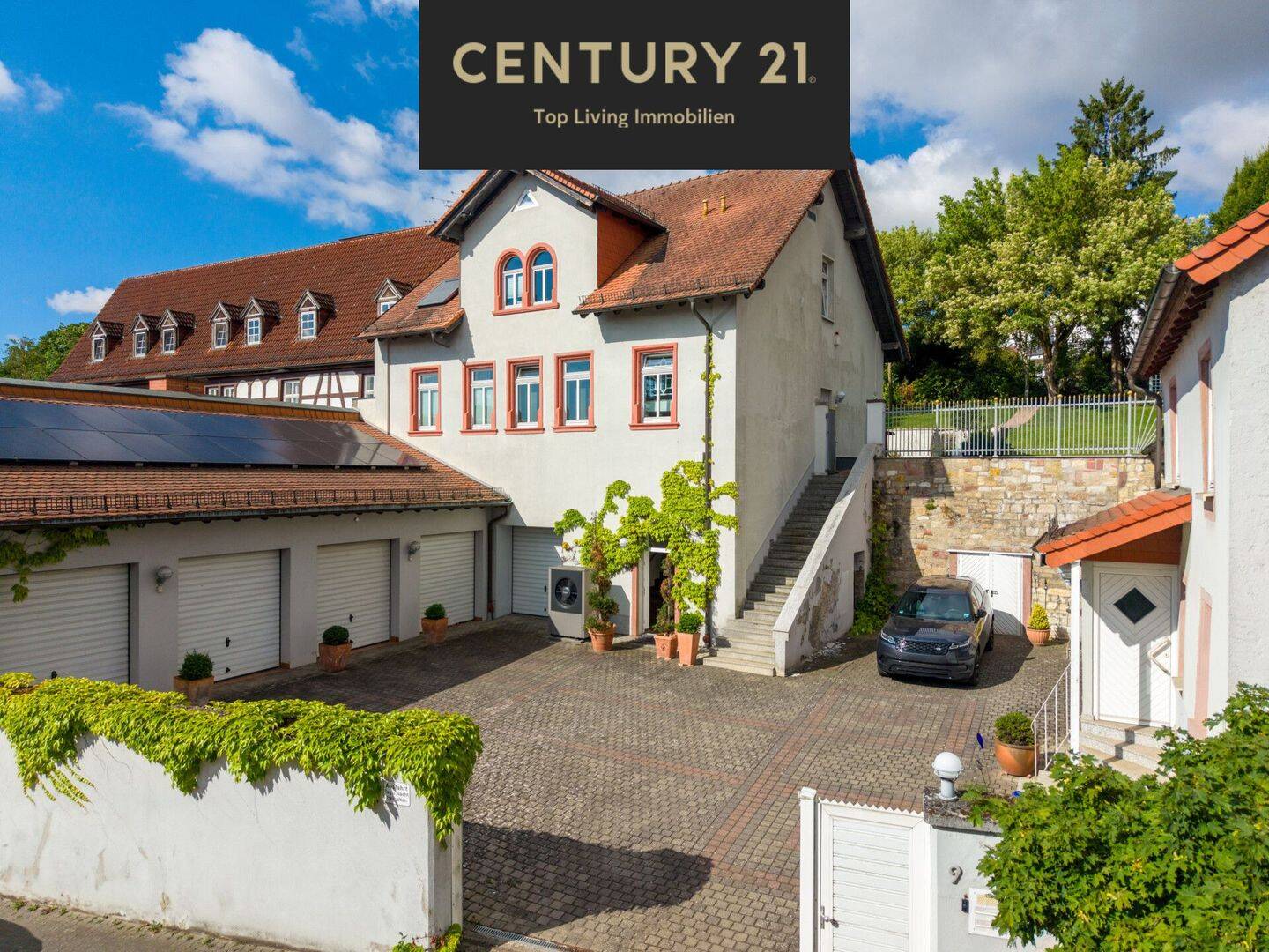 Repräsentatives Anwesen | Haupthaus & Gästehaus | Aufzug | Traumgarten | 5 Garagen | Weinkeller, 55296 Gau-Bischofsheim