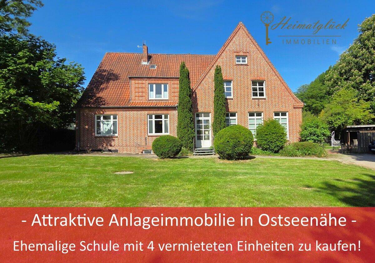 Attraktive Anlageimmobilie in Ostseenähe – Ehemalige Schule mit 4 vermieteten Einheiten zu kaufen!, 23701 Süsel