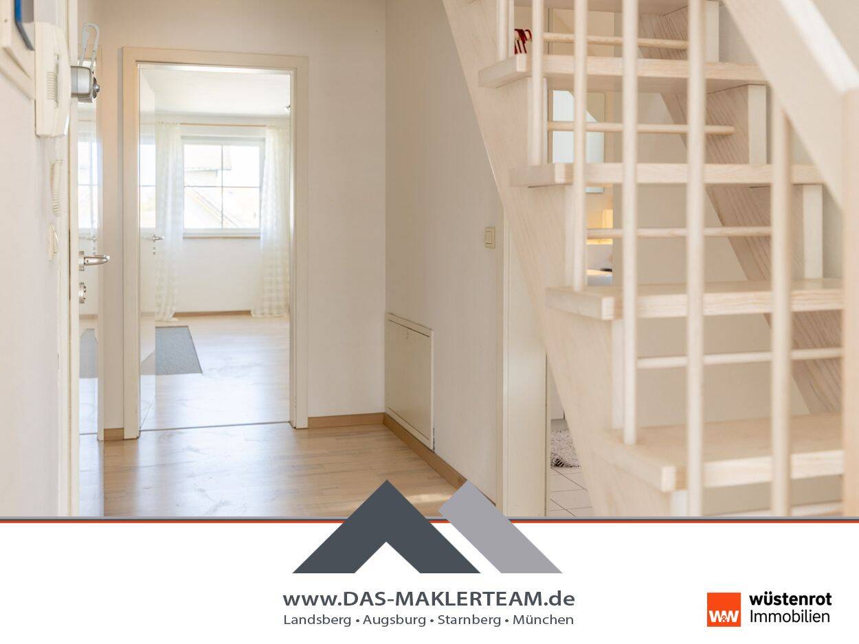 Familienfreundliche Maisonette mit Südbalkon & ausgebautem Dachspitz – sofort bezugsfrei, 86807 Buchloe