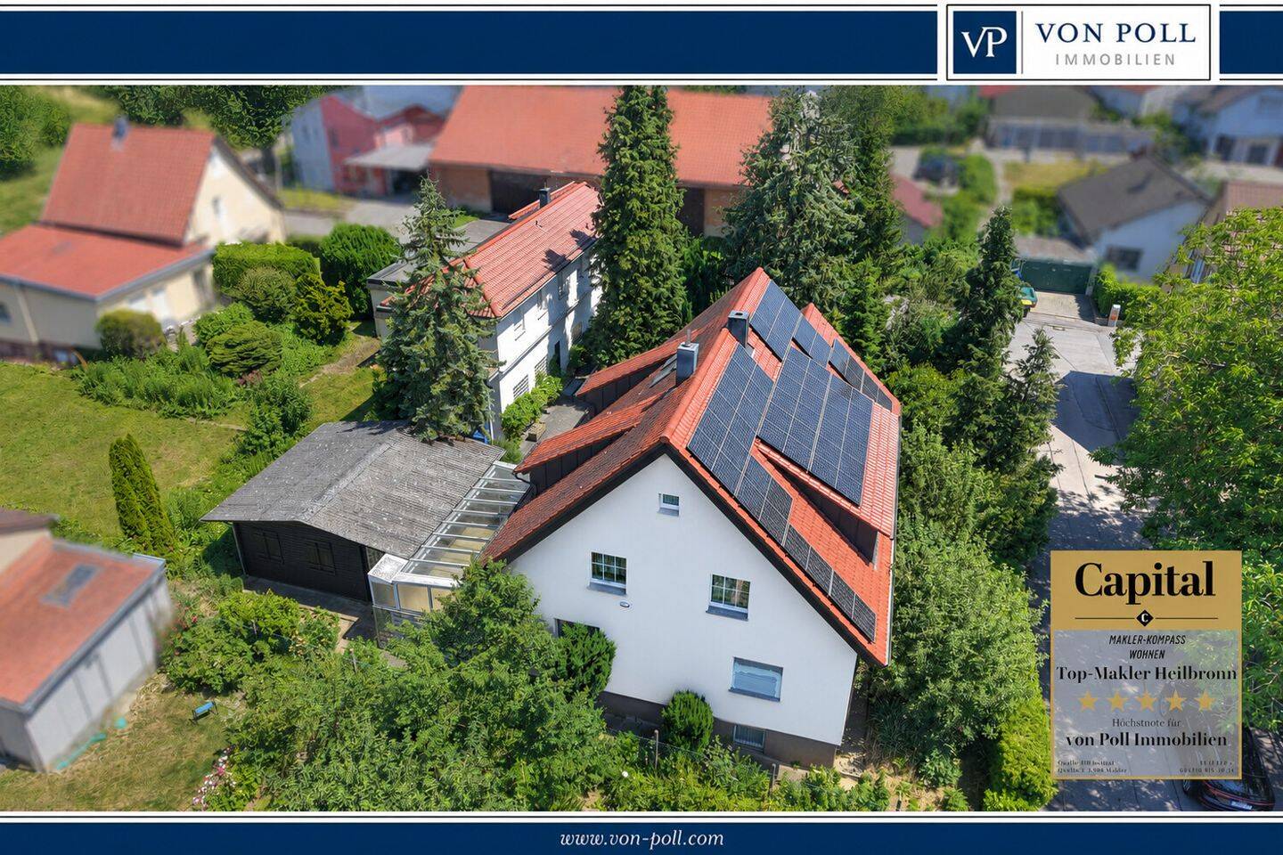 Zwei Häuser auf einem Grundstück – Wohnensemble mit Einliegerwohnung, Werkstatt und Traumgarten, 74906 Bad Rappenau