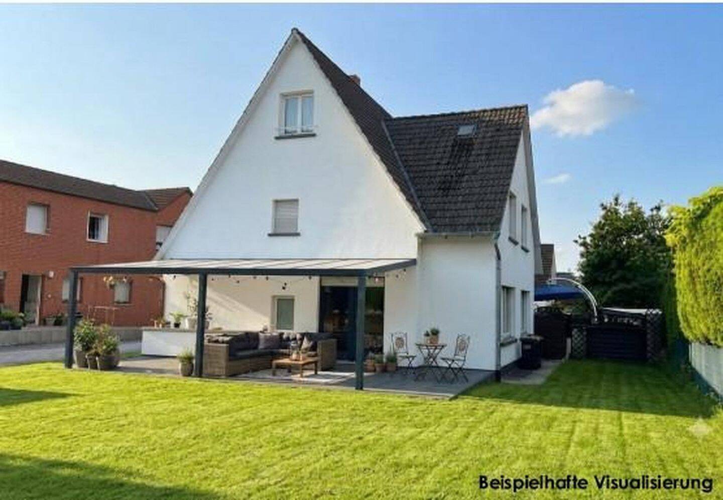 Machen Sie Ihren Traum vom Eigenheim Wirklichkeit – Doppelhaushälfte mit neuer Terrasse in Beckum, 59269 Beckum