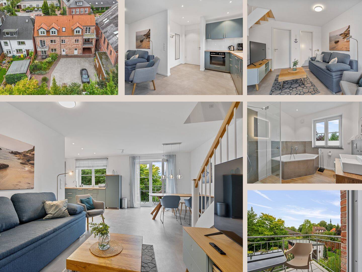 Maritim | Modern | Hochwertig – Maisonette Wohnung in Tönning, 25832 Tönning