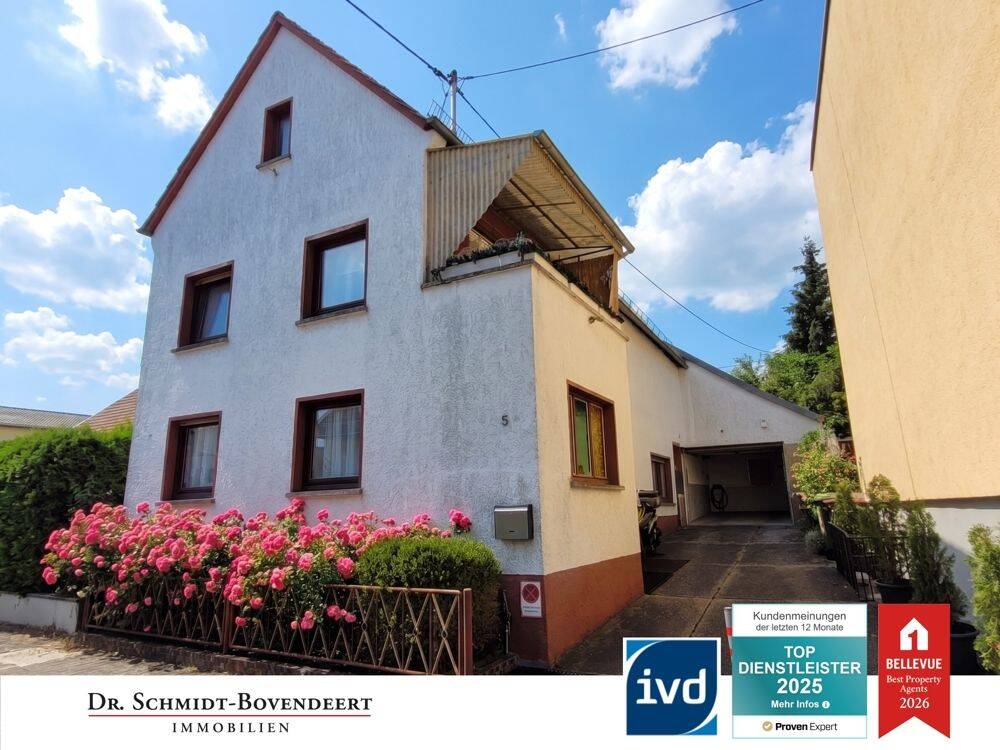 Ideal für Pendler! Zauberhaftes Einfamilienhaus mit pflegeleichtem Grundstück in Girod., 56412 Girod