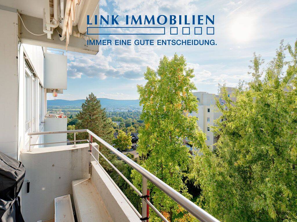 Leerstehende 2,5-Zimmer-Wohnung mit Balkon, Ausblick und eigenem Stellplatz, 71334 Waiblingen